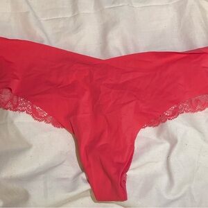 Victoria's Secret Coral Lace Bikini Panty